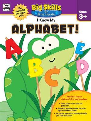 cover image of I Know My Alphabet!, Ages 3--5